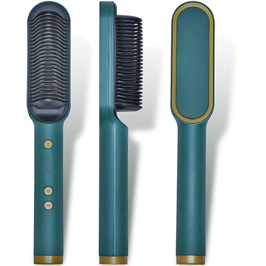2000W Hair Straightening Comb Brush – Fast Heat, Dual Voltage