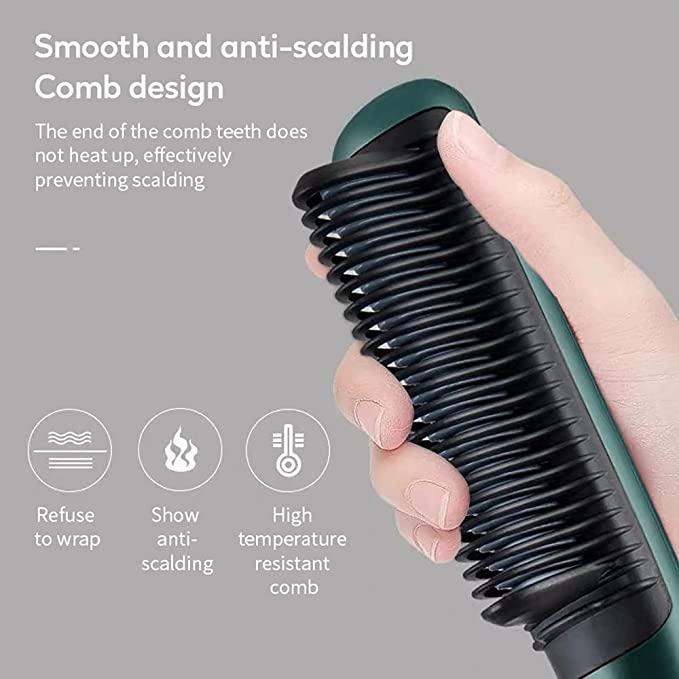 2000W Hair Straightening Comb Brush – Fast Heat, Dual Voltage